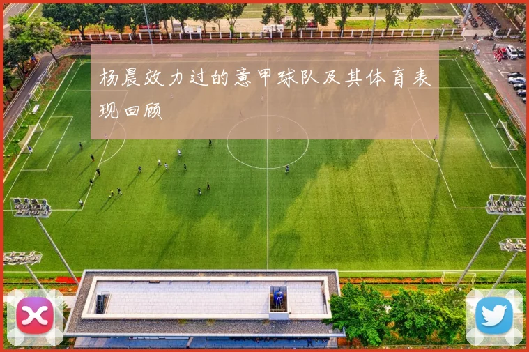 杨晨效力过的意甲球队及其体育表现回顾